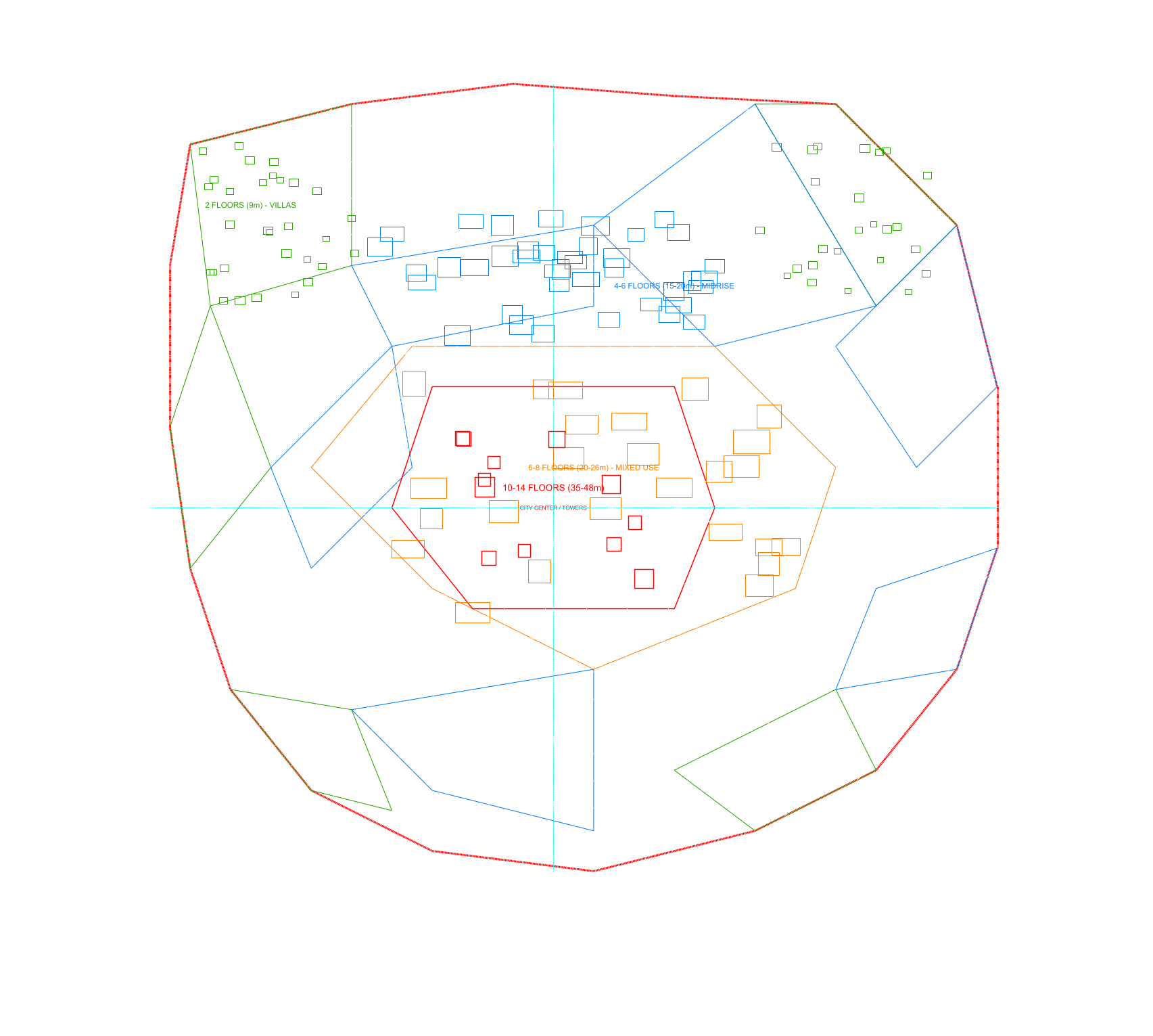 Heights Plan DXF Render